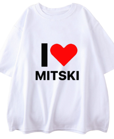 I Heart Mitski Shirt white