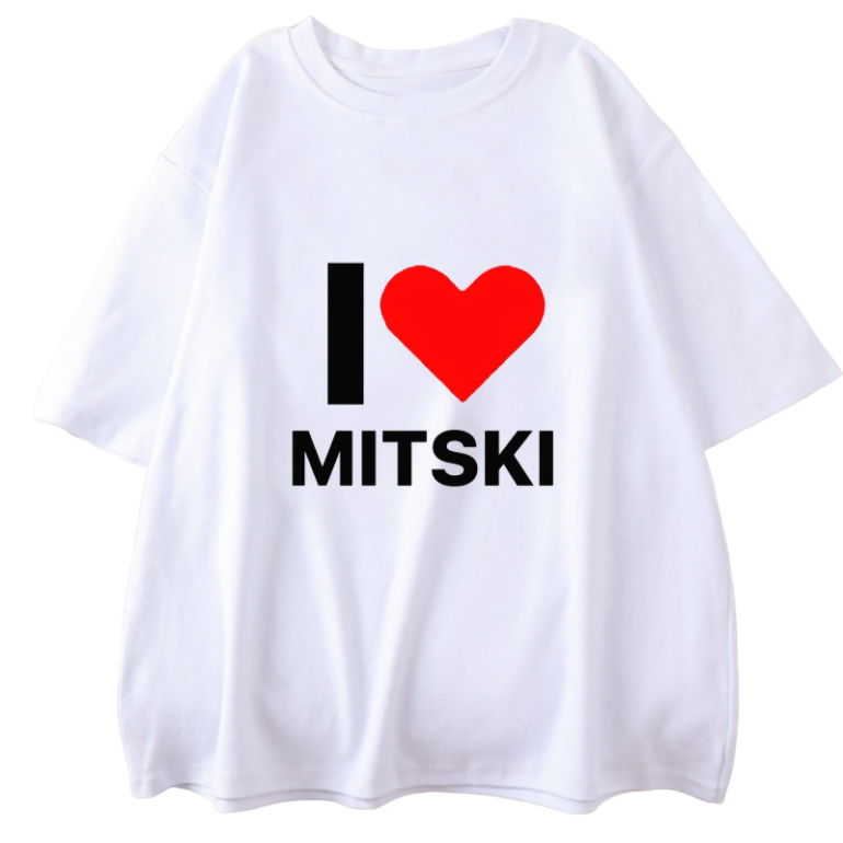 I Heart Mitski Shirt white